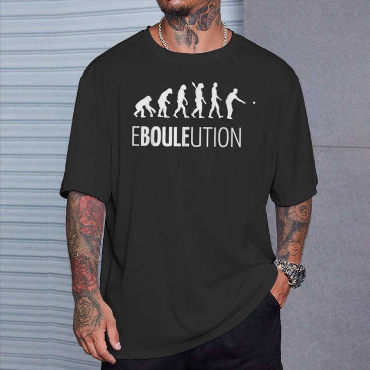 Ebouleution Evolution Boulspieler Idea T-Shirt Geschenke für Ihn