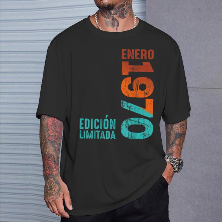 Edición Limitada De Enero De 1970 Cool Retro 1970Intage 1970 Camiseta unisex Regalos para él