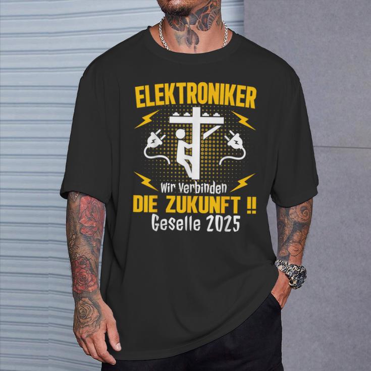 Elektroniker Azubi Ausbildung Gesellenprüfung Geselle 2025 T-Shirt Geschenke für Ihn