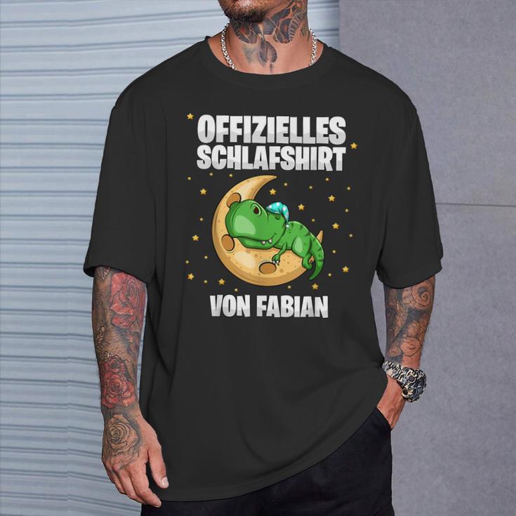 Fabian Official Sleep Personalised T-Shirt Geschenke für Ihn