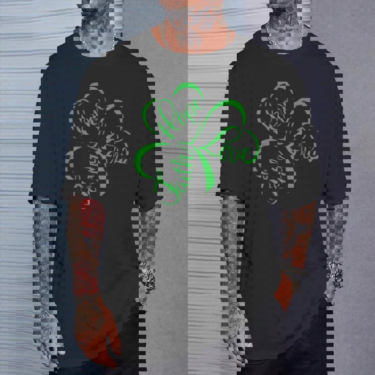 Faith Hope Love Christian Jesus Religious St Patrick's Day T-Shirt Gifts for Him