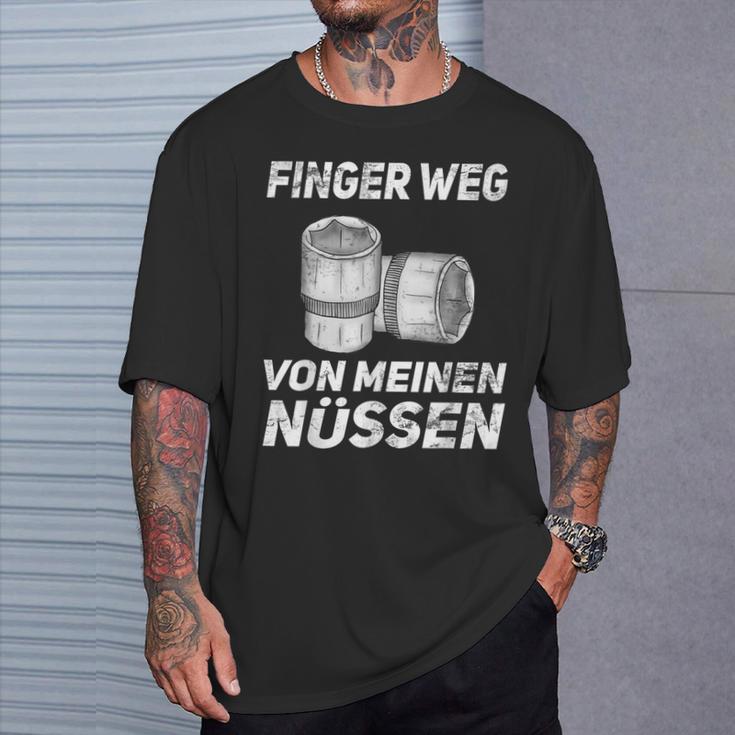 Finger Wegon Mein Nüs Car Mechanic Screwdriver S T-Shirt Geschenke für Ihn