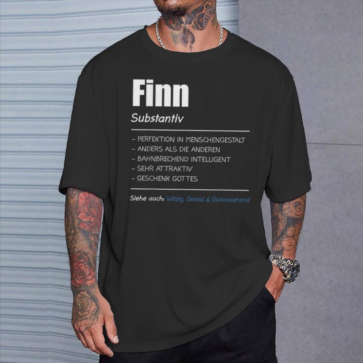 Finn Name First Name T-Shirt Geschenke für Ihn