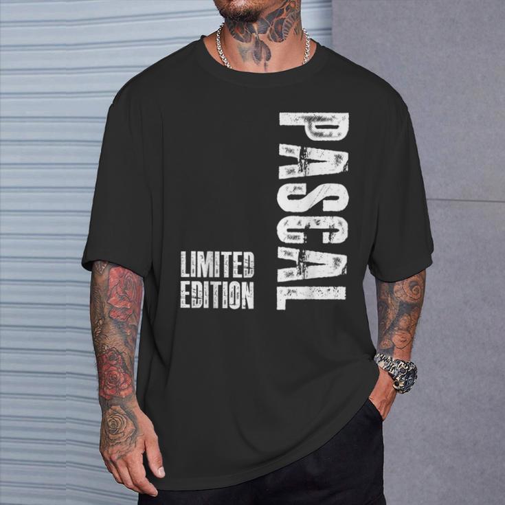 First Name Limited Edition Birthday For Pascal T-Shirt Geschenke für Ihn