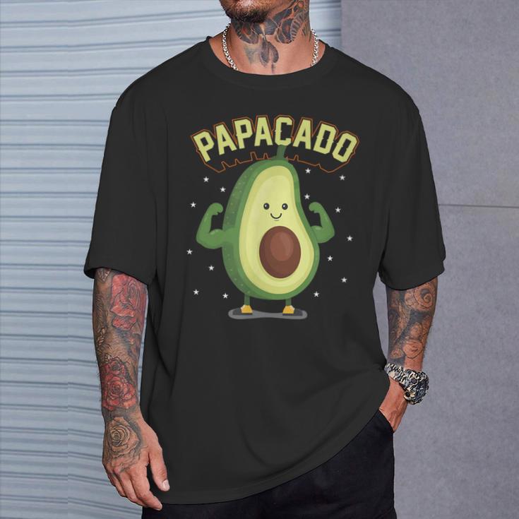 Avocado For Fathers Papacado T-Shirt Geschenke für Ihn