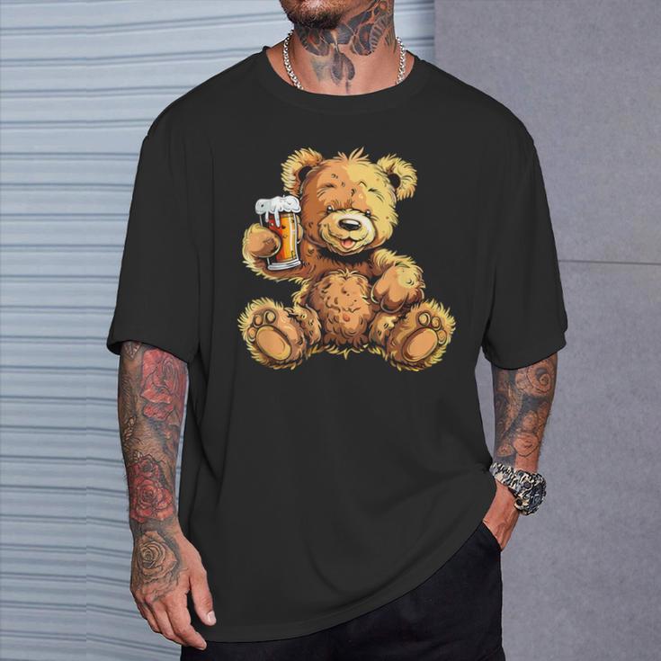 Beer Teddy Bear Costume T-Shirt Geschenke für Ihn