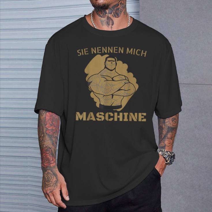 Bodybuilder Training Ich Name Mich Machine T-Shirt Geschenke für Ihn