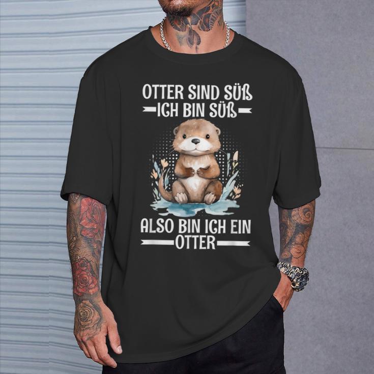 With Otter Sind Süß Ich Bin Süß Also Bin Ich Ein Otter T-Shirt Geschenke für Ihn