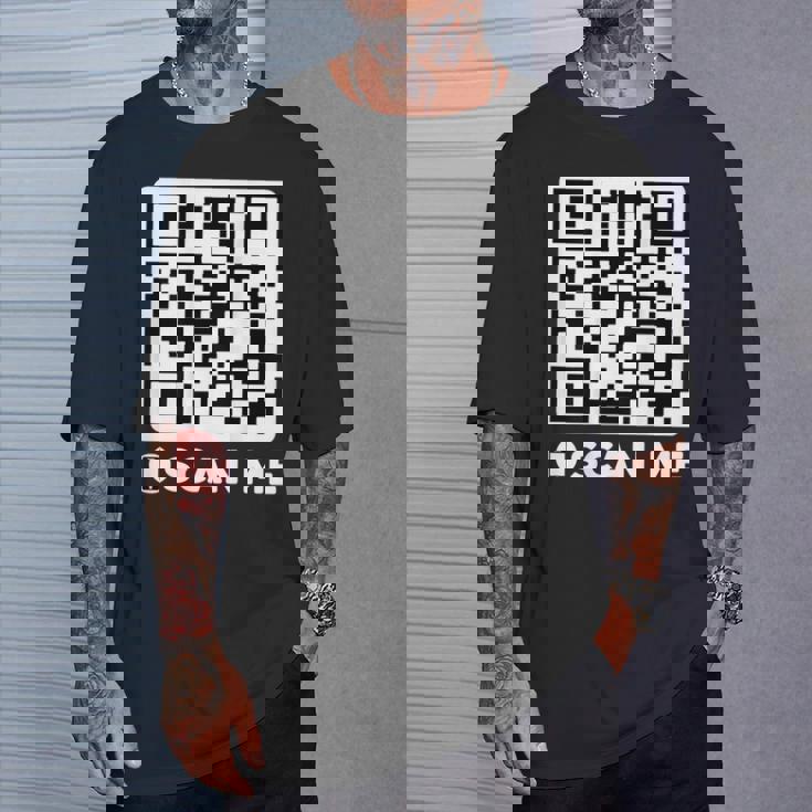 Qr President Trump Dancing Code 4547 On Back T-Shirt Gifts for Him