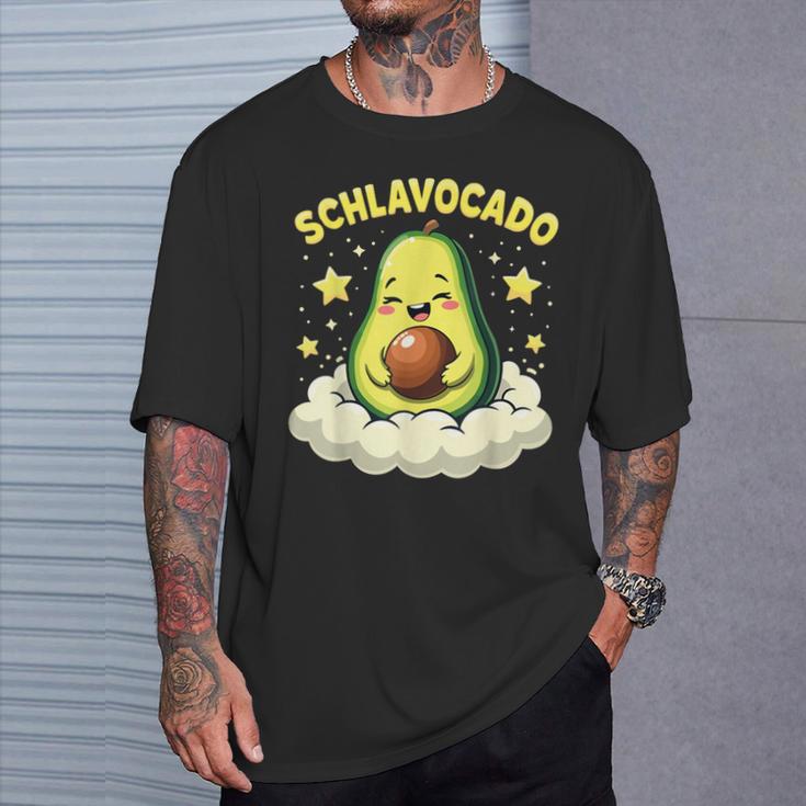 Sleepocado Avocado Sleep Night Sleeping T-Shirt Geschenke für Ihn