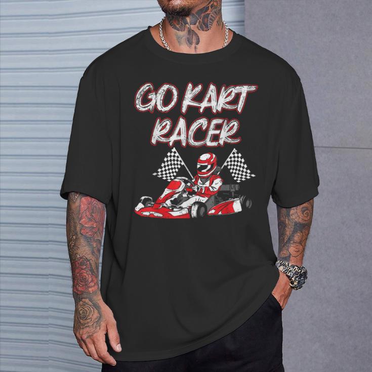 Go Kart Racer Red Kart Racing Kart T-Shirt Geschenke für Ihn