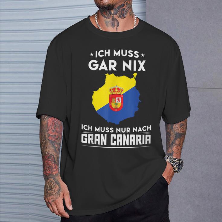 Gran Canaria Flag Travel T-Shirt Geschenke für Ihn