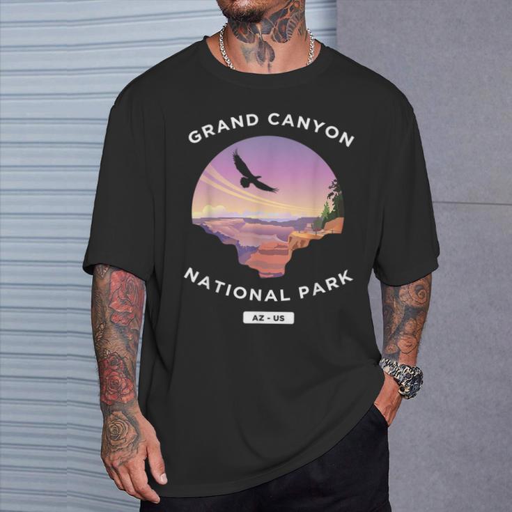 Grand Canyon Arizona Usa National Parks Travel Hiking T-Shirt Geschenke für Ihn