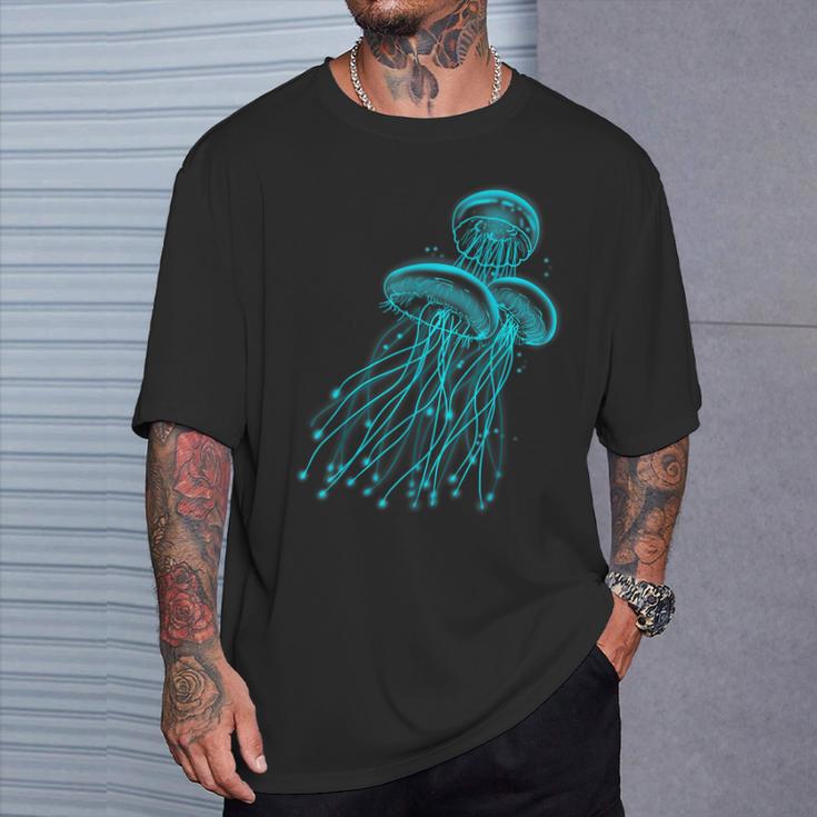 Graphique Drôle De Méduse Océan T-Shirt Cadeaux pour lui