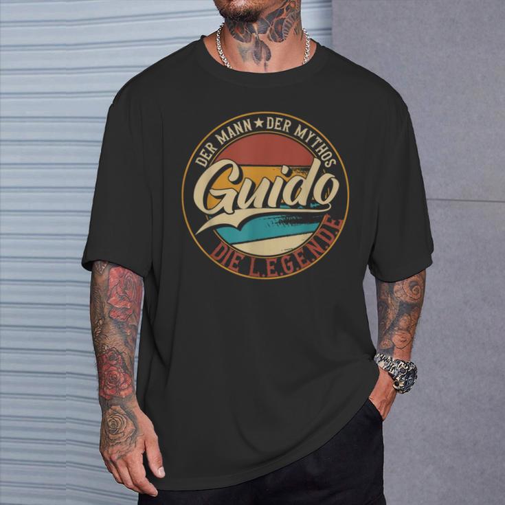 Guido The Man Of Mythos The Legend First Name T-Shirt Geschenke für Ihn