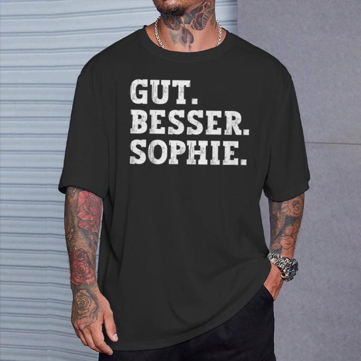 Gut Besser Sophie Saying First Name Sophie T-Shirt Geschenke für Ihn