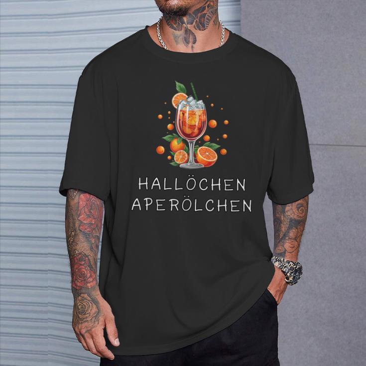 Hallöchen Aperölchen Cocktail Fancy Dress Spritz Costume T-Shirt Geschenke für Ihn