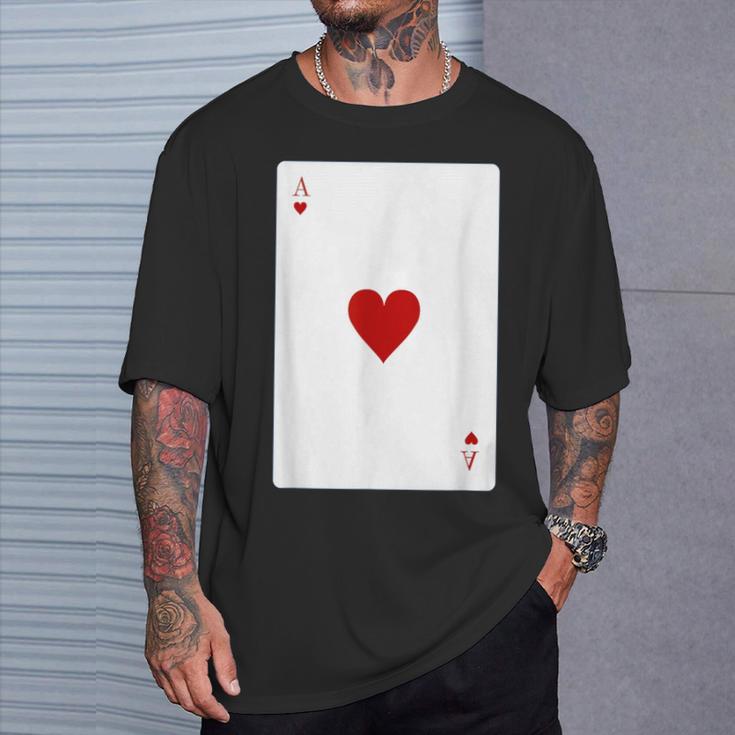 Heart Ace Costume T-Shirt Geschenke für Ihn