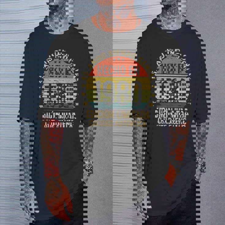 Hecho En 1980 45 Años Cumpleaños Divertido Regalo 45 Años Camiseta unisex Regalos para él