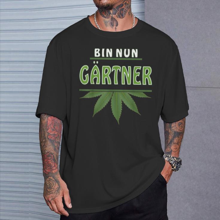 Hemp Bin Nun Gardener Grass Hemp Oil Hemp Blossom Hemp T-Shirt Geschenke für Ihn