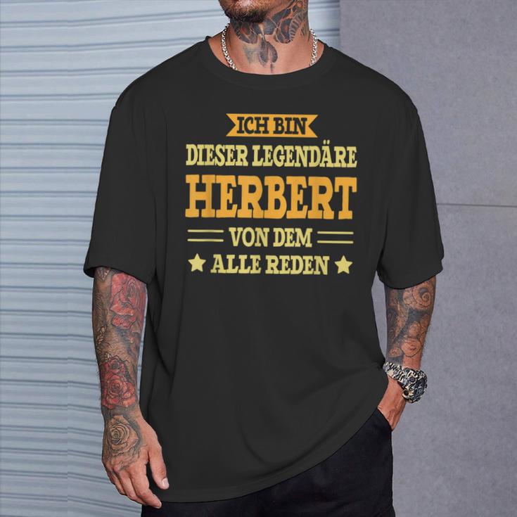 Herbert First Name Name Saying Herbert T-Shirt Geschenke für Ihn