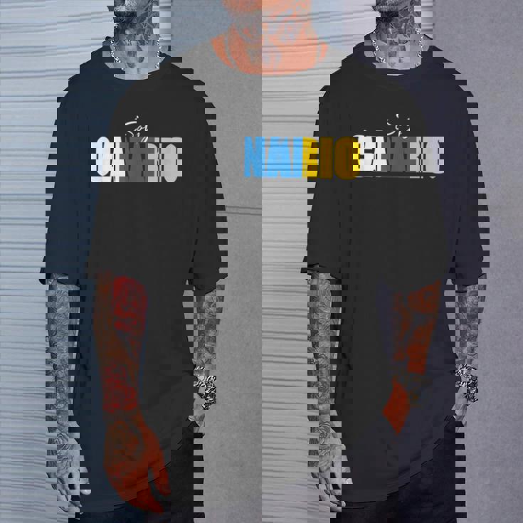 Hombre Soy Canario Diseño Con La Bandera De Canarias Camiseta unisex Regalos para él