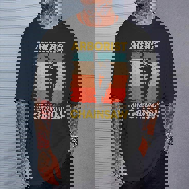 Homme Citation D'arboriste Amusante En Forme De Bûcheron T-Shirt Cadeaux pour lui
