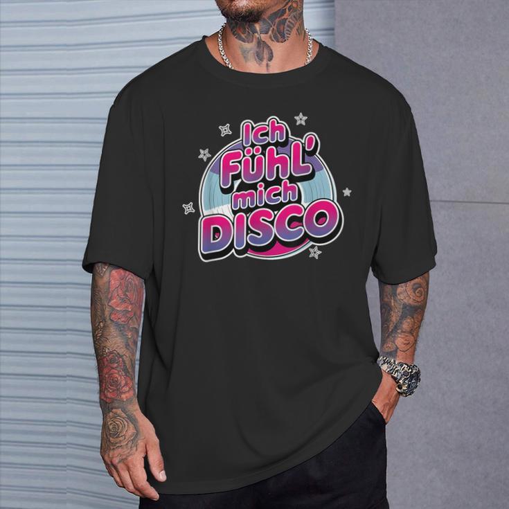 Ich Fühl Mich Disco Ball Apres Ski Malle Party T-Shirt Geschenke für Ihn