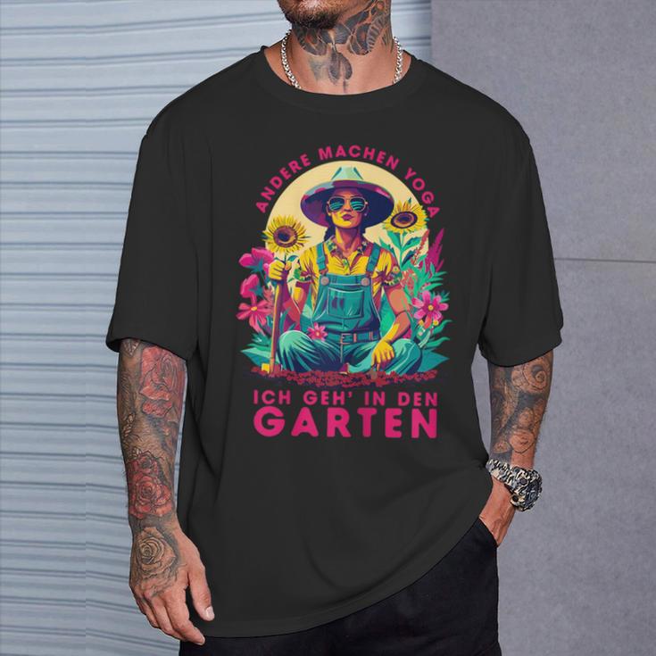 Ich Geh In Den Gartenliebhaber Mother's Day Mum Gardener T-Shirt Geschenke für Ihn