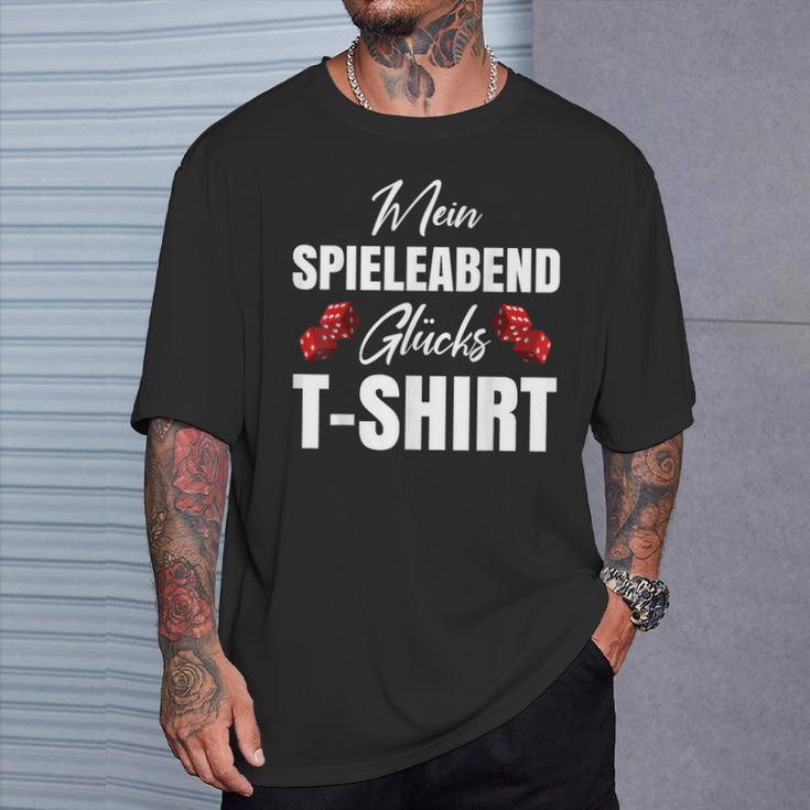 Ich Spieleleabend Glücks T-Shirt Geschenke für Ihn