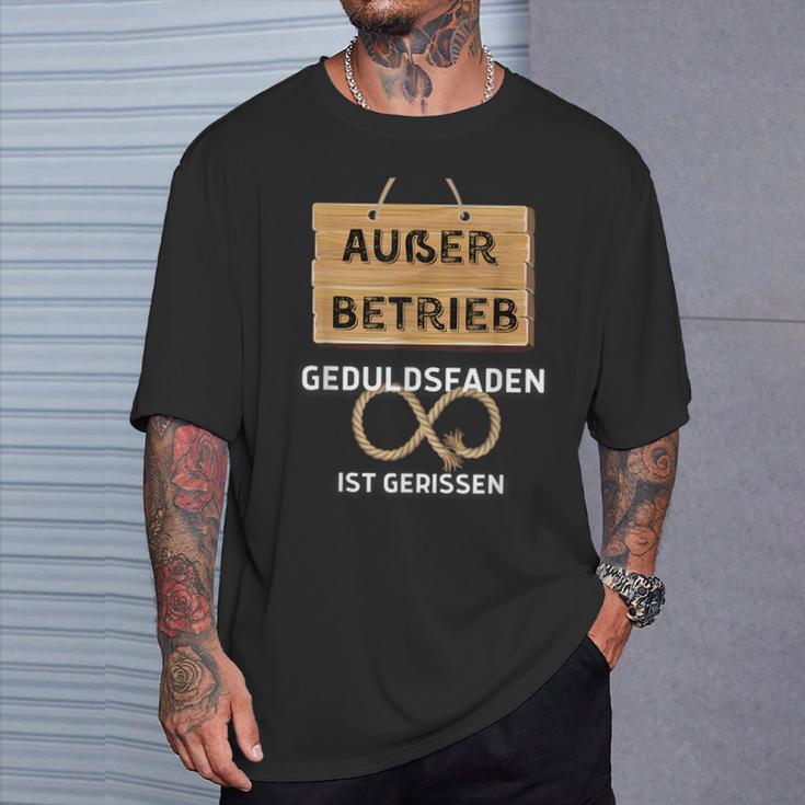 Ironie Office Auser Betriebs Auser Betriebs T-Shirt Geschenke für Ihn