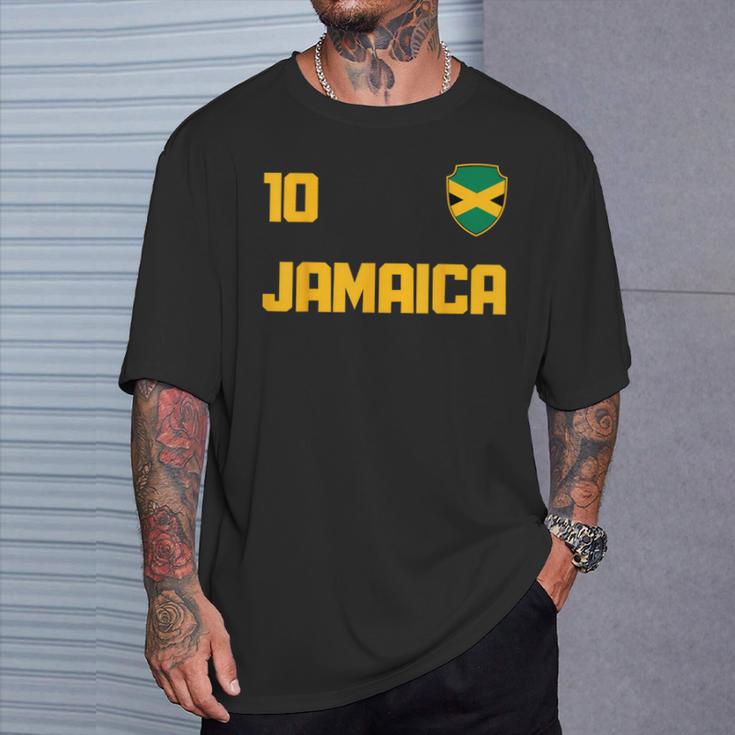 Jamaica Flag Reggae Music Fan Jersey T-Shirt Geschenke für Ihn