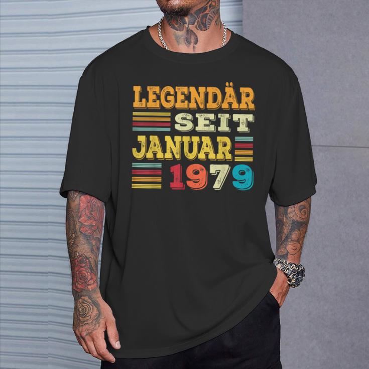 Januar 1979 Lustige Geschenke 46 Geburtstag T-Shirt Geschenke für Ihn