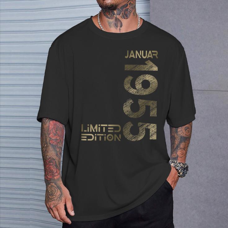 January 1955 Man Woman 70Th Birthday Limited Edition T-Shirt Geschenke für Ihn