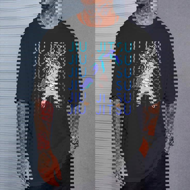 Jiu Jitsu Dabbing Unicornio Para Niñas Bjj Camiseta unisex Regalos para él