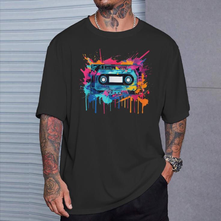 Kassetten 80Er 90Er Kassette Musik Musiker Dj T-Shirt Geschenke für Ihn