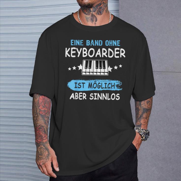 Keyboarder Musician Fun Sayings Music Piano Accessories T-Shirt Geschenke für Ihn