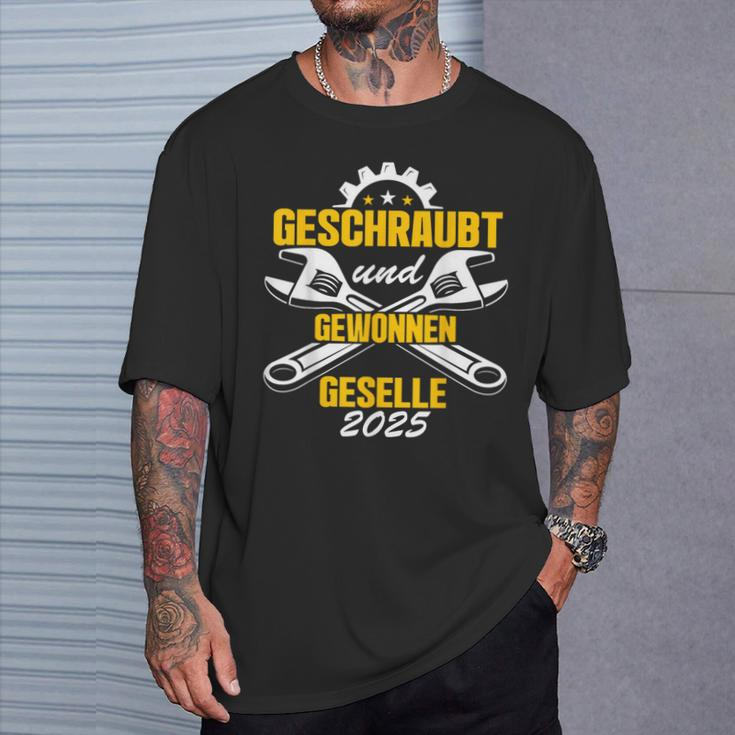 Kfz Mechatroniker Bestanden Gesellenprüfung Geselle 2025 T-Shirt Geschenke für Ihn