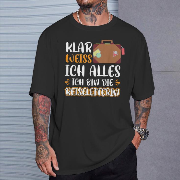 Klar Weiß Ich Alles Ich Bin Die Reiseleiterin S T-Shirt Geschenke für Ihn