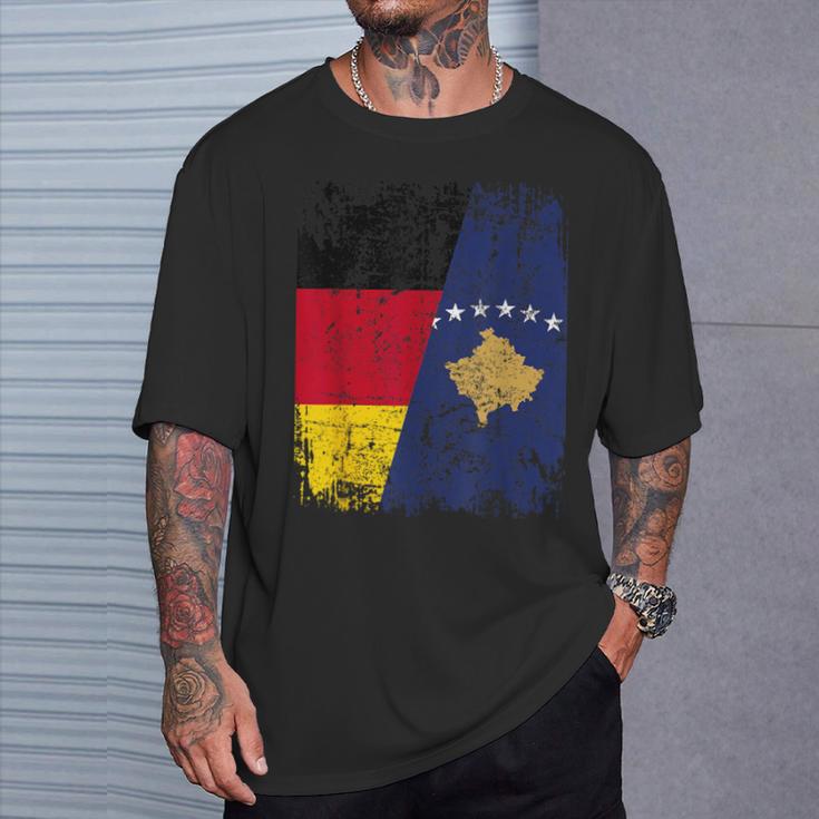 Kosovo Germany Flag Children Kosovo T-Shirt Geschenke für Ihn