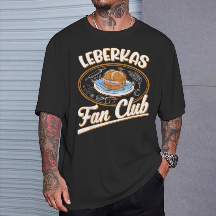 Leberkas Fan Club Bavarian Liver Cheese T-Shirt Geschenke für Ihn