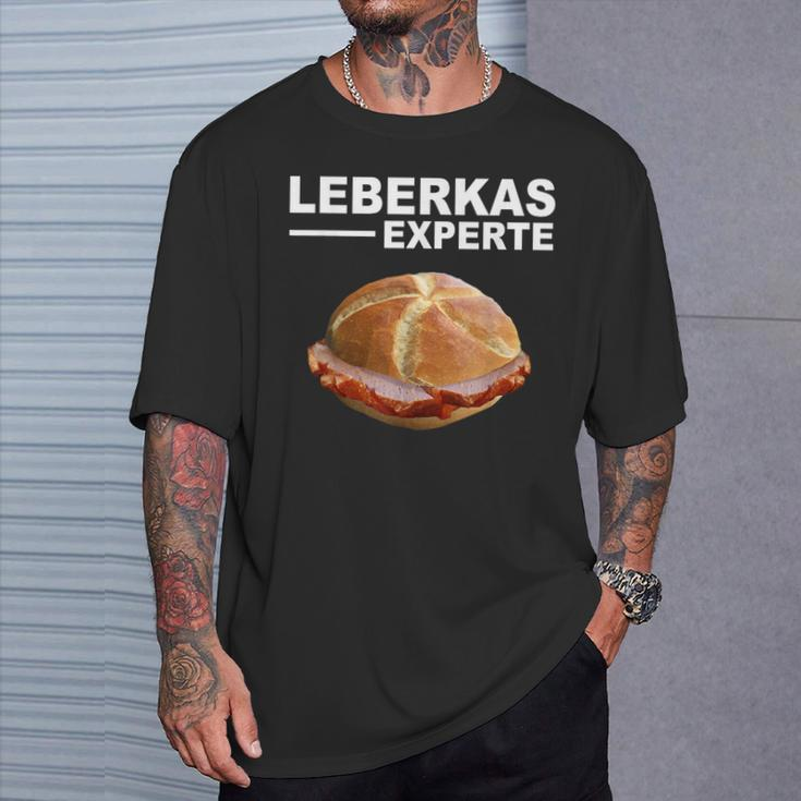 Leberkäse Leberkas Experte Bayern Leberkassemmel T-Shirt Geschenke für Ihn