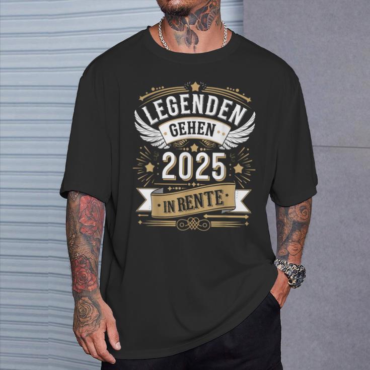 Legends Go 2025 In Retirement Pensioner T-Shirt Geschenke für Ihn