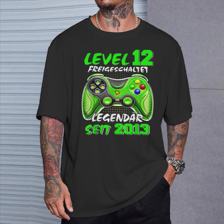 Level 12 Birthday Boy Gamer 2013 12 Birthday T-Shirt Geschenke für Ihn