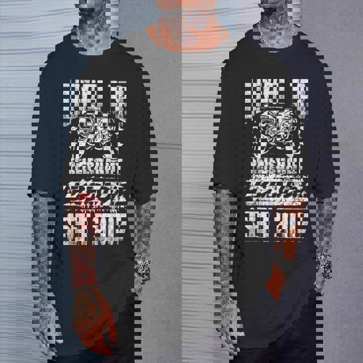 Level 18 Geburtstag Junge Gamer Mann Dekoolljährig 2007 T-Shirt Geschenke für Ihn