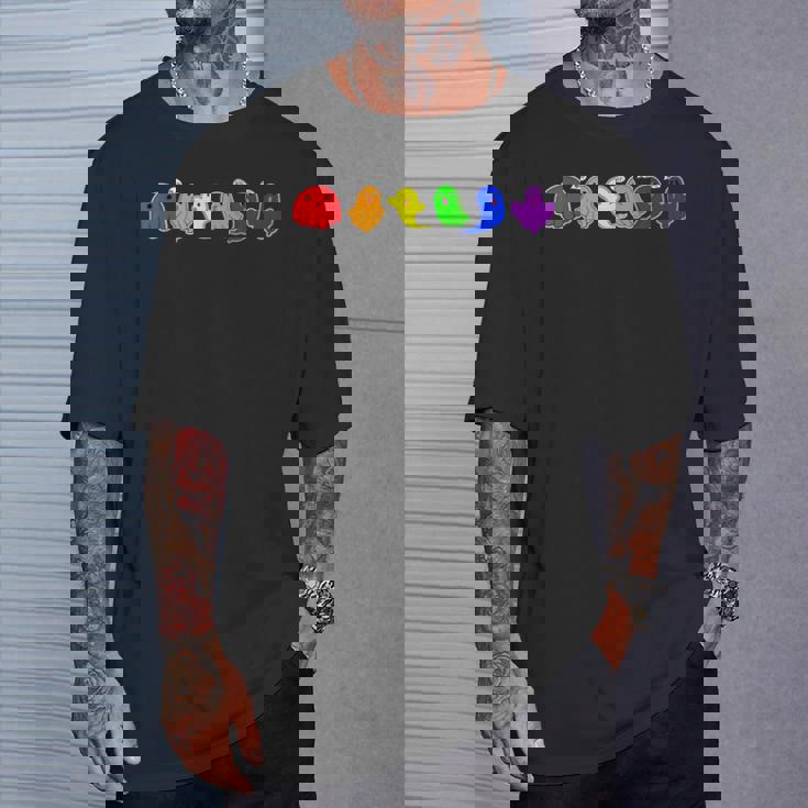 LGBTQ Boo Ghost Spooky Halloween Rainbow Gay Pride T-Shirt Gifts for Him