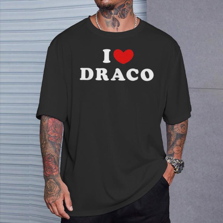 I Love Draco I Love Draco T-Shirt Geschenke für Ihn