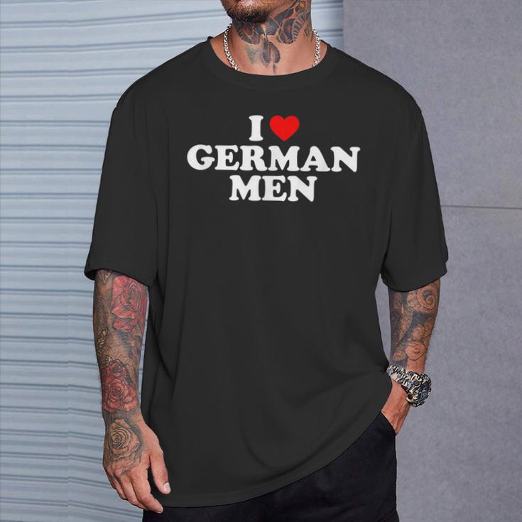 I Love German T-Shirt Geschenke für Ihn