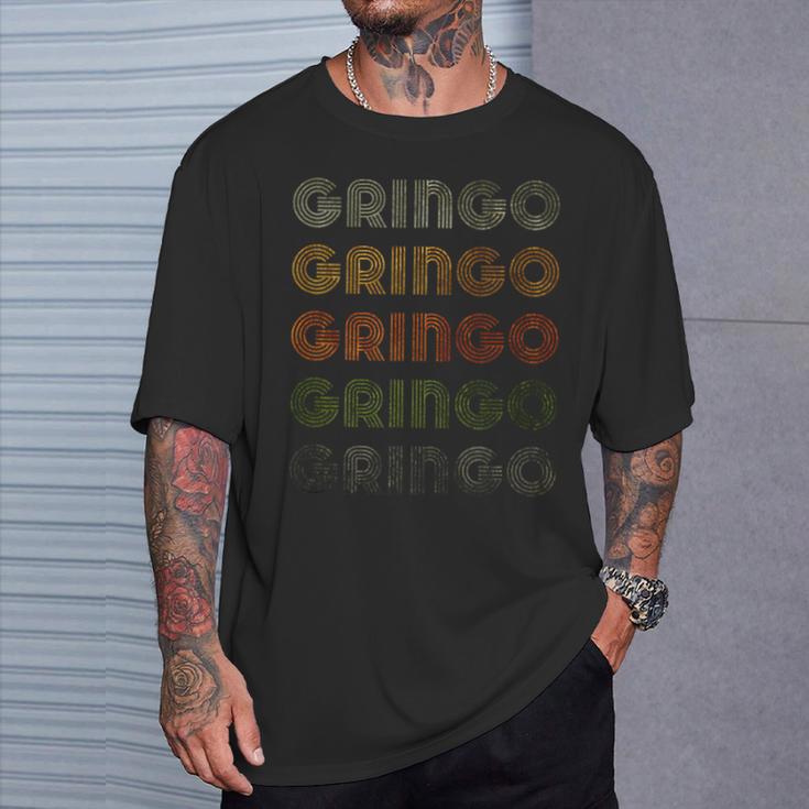 Love Heart Gringo Grungeintage Style Gringo T-Shirt Geschenke für Ihn