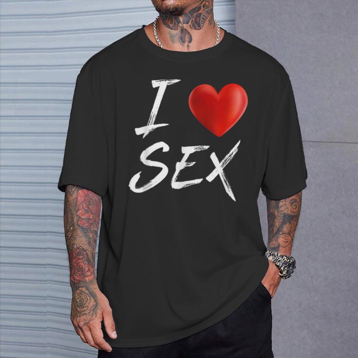 I Love Heart Sex T-Shirt Geschenke für Ihn